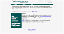 Desktop Screenshot of freestampalbum.com